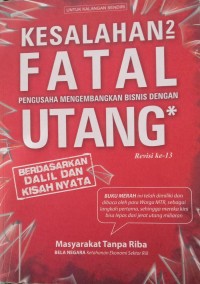 Image of Kesalahan 2 Fatal Pengusaha Mengembangkan Bisnis Dengan Utang