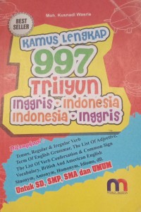 Image of KAMUS LENGKAP 997 Trilyun Inggris-Indonesia-Indonesia-Inggris