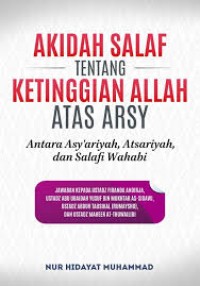 Image of Akidah Salaf tentang ketinggian Allah atas arsy