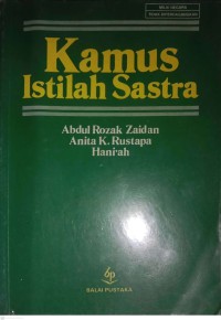 Image of Kamus Istilah Sastra